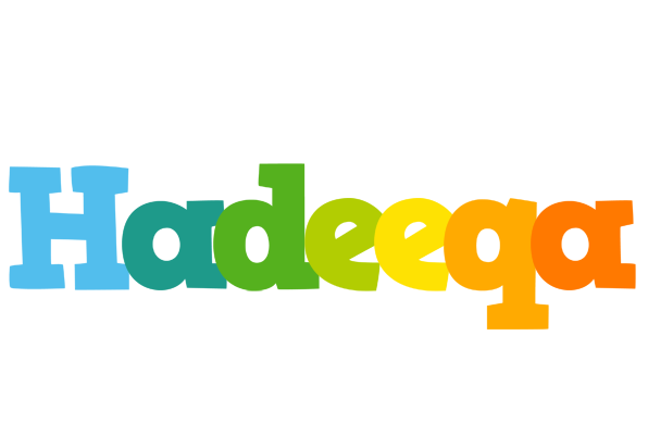Hadeeqa rainbows logo