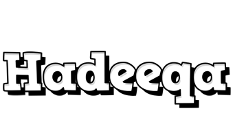 Hadeeqa snowing logo