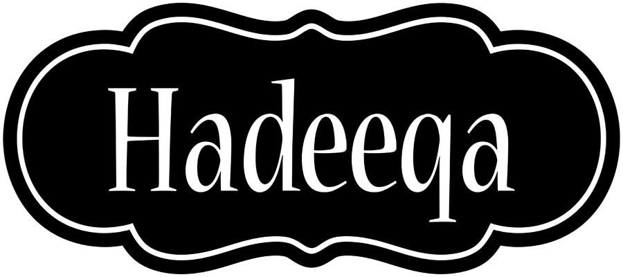Hadeeqa welcome logo