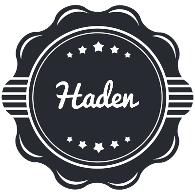 Haden badge logo