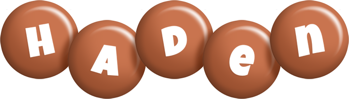 Haden candy-brown logo