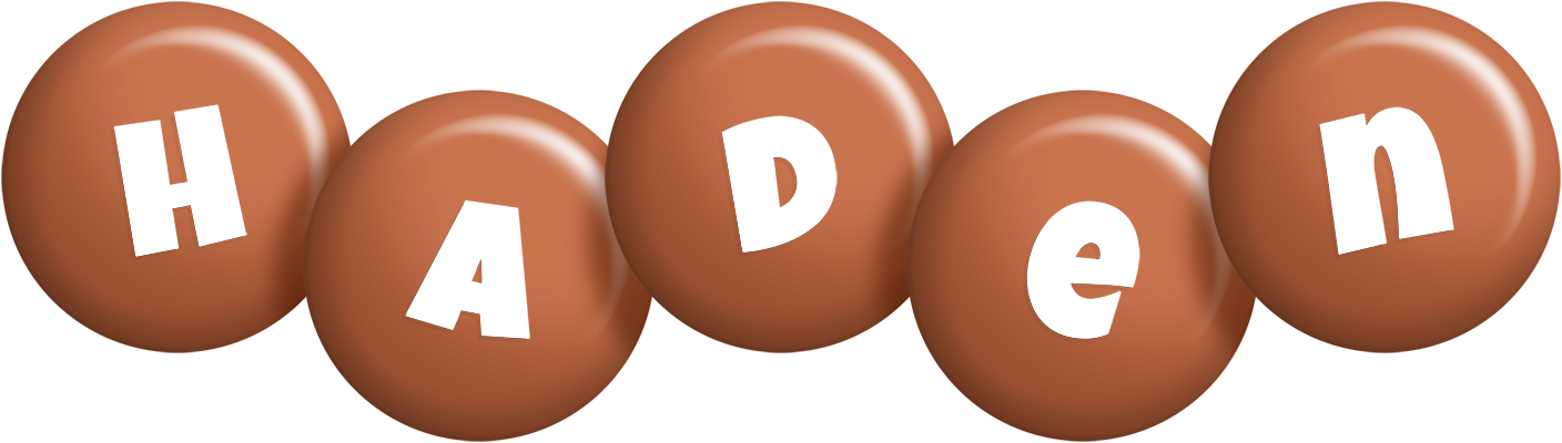Haden candy-brown logo