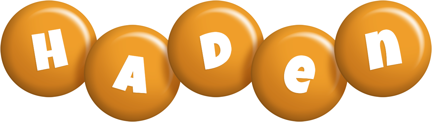 Haden candy-orange logo