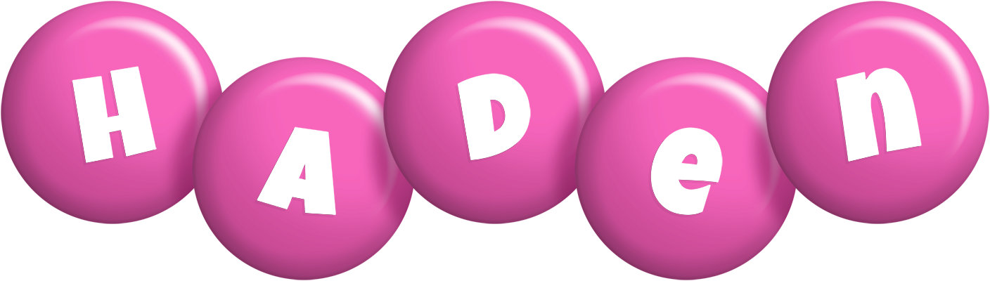 Haden candy-pink logo
