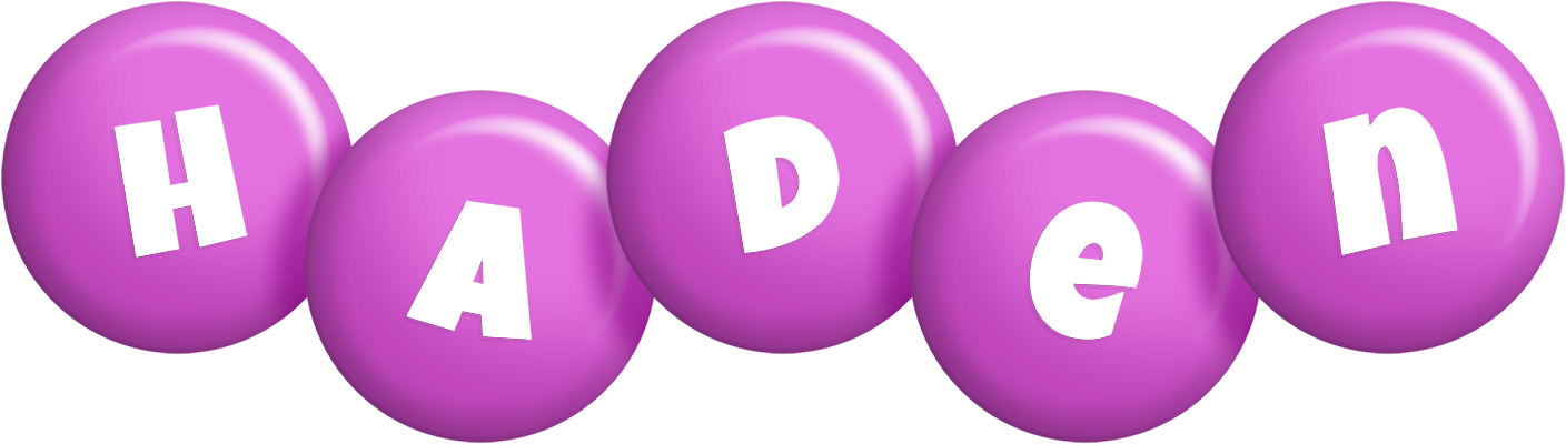Haden candy-purple logo