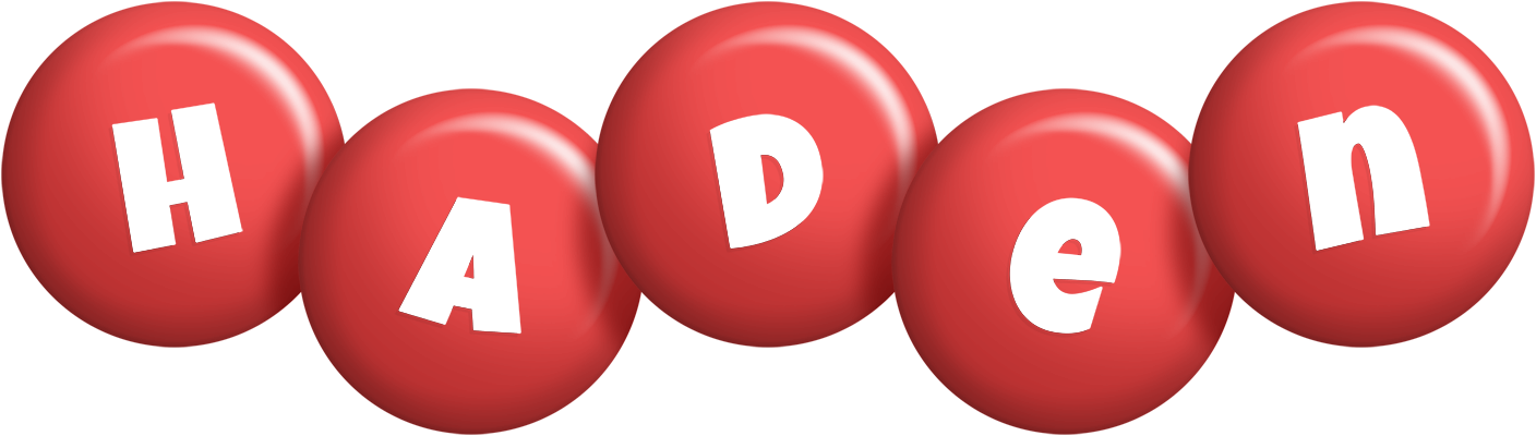 Haden candy-red logo