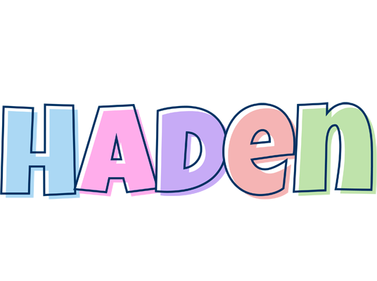Haden pastel logo