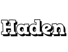 Haden snowing logo