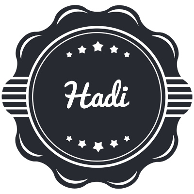 Hadi badge logo