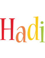 Hadi birthday logo