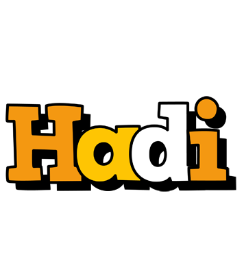 Hadi cartoon logo