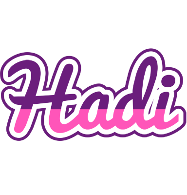 Hadi cheerful logo