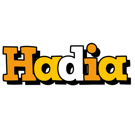 Hadia cartoon logo