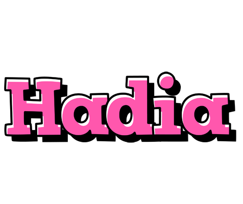 Hadia girlish logo