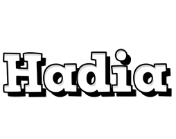 Hadia snowing logo