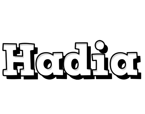 Hadia snowing logo