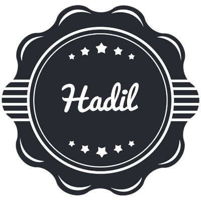 Hadil badge logo