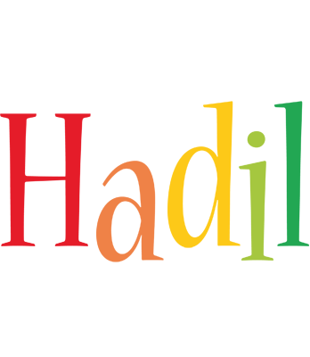 Hadil birthday logo