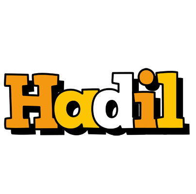 Hadil cartoon logo