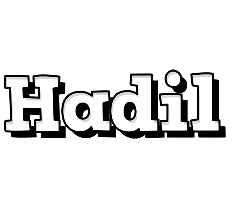 Hadil snowing logo