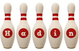 Hadin bowling-pin logo