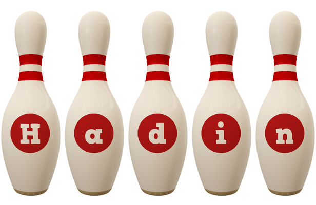 Hadin bowling-pin logo