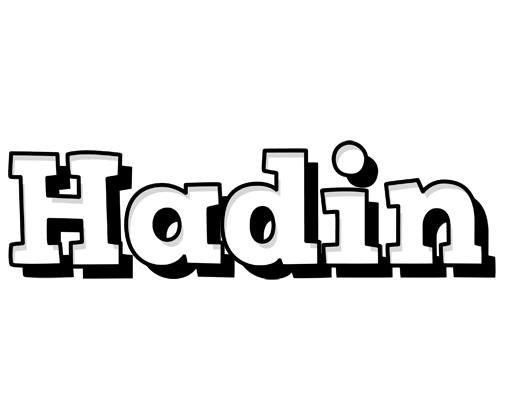 Hadin snowing logo
