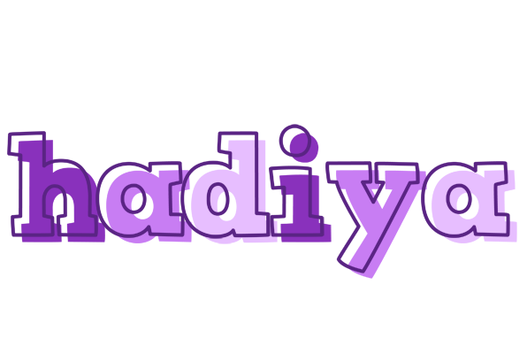 Hadiya sensual logo