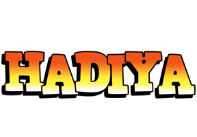 Hadiya sunset logo