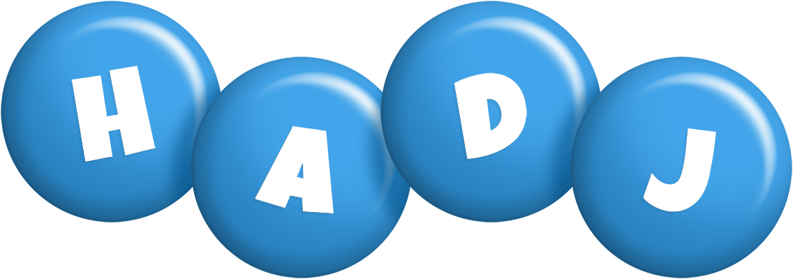 Hadj candy-blue logo