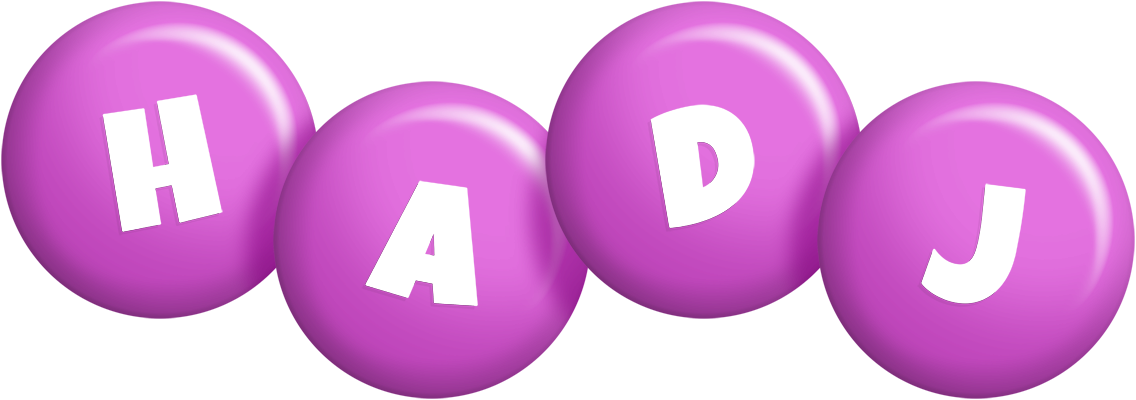 Hadj candy-purple logo
