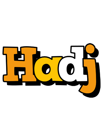 Hadj cartoon logo