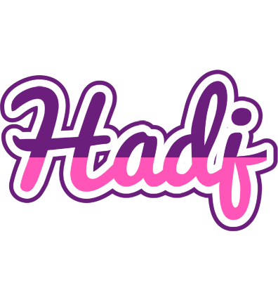 Hadj cheerful logo