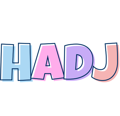 Hadj pastel logo