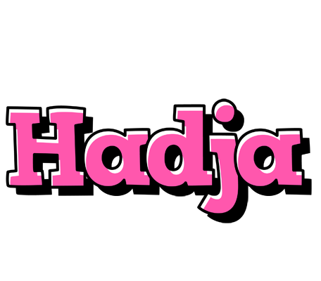 Hadja girlish logo