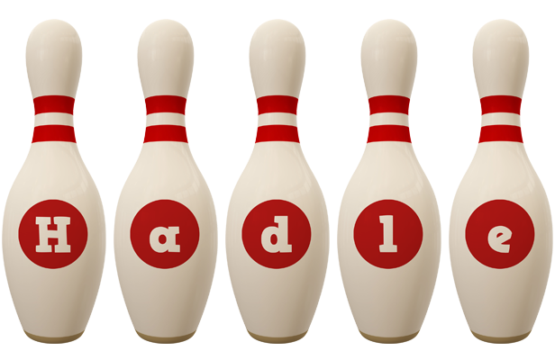 Hadle bowling-pin logo