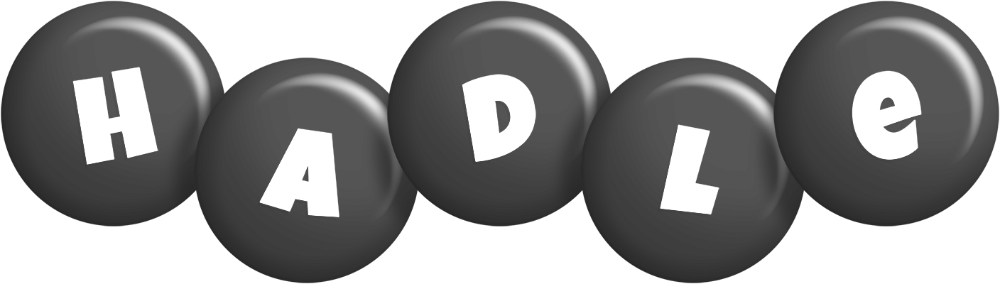Hadle candy-black logo