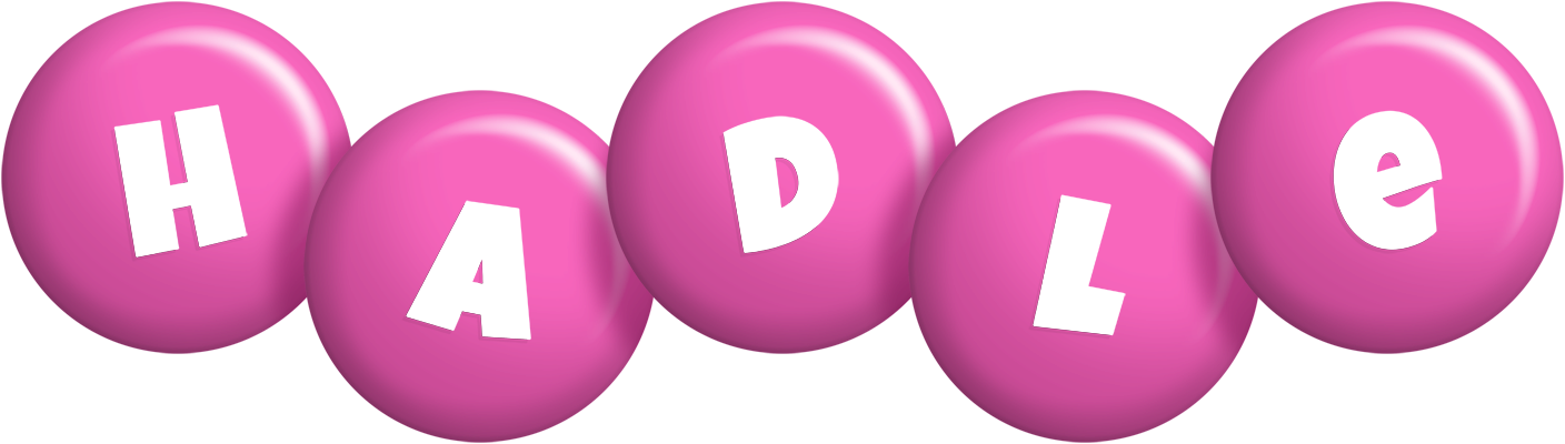 Hadle candy-pink logo