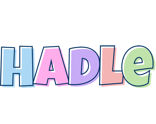 Hadle pastel logo