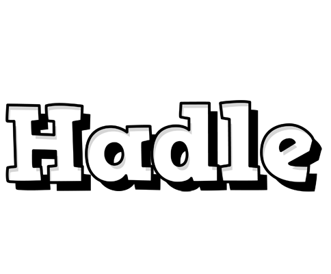 Hadle snowing logo
