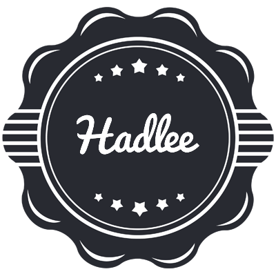 Hadlee badge logo