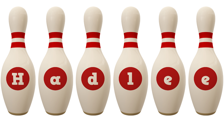 Hadlee bowling-pin logo