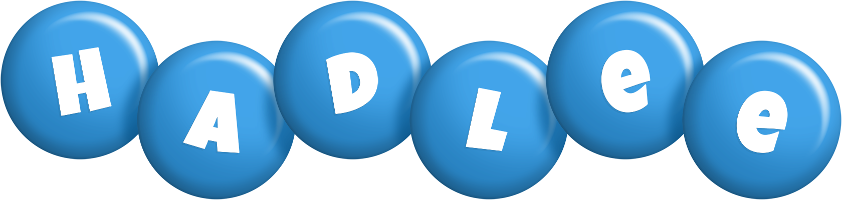 Hadlee candy-blue logo