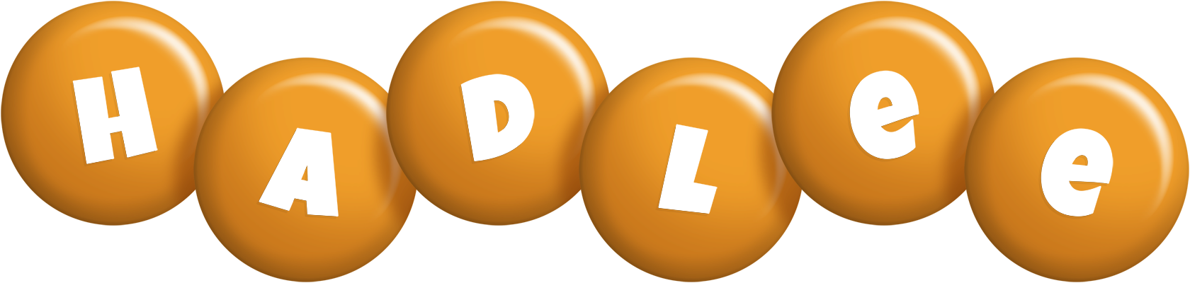 Hadlee candy-orange logo