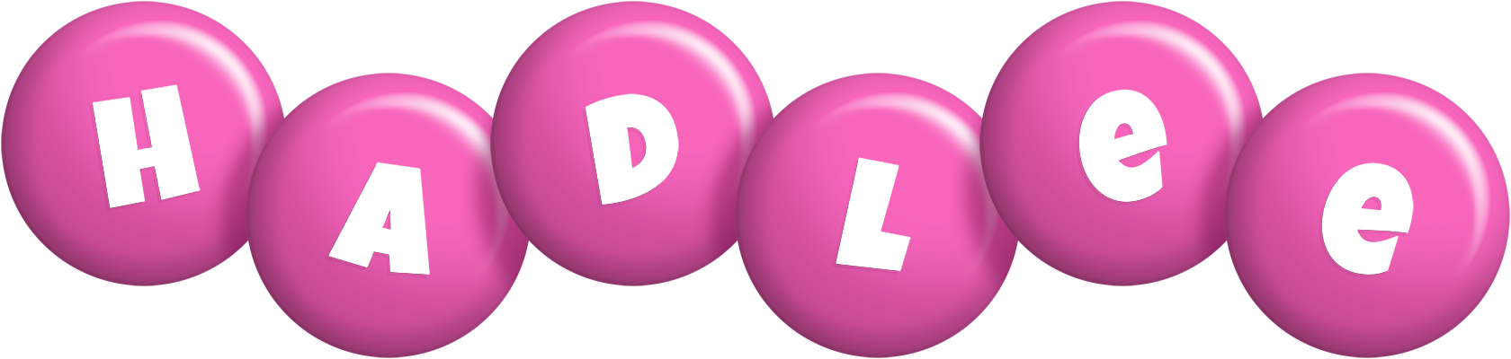Hadlee candy-pink logo