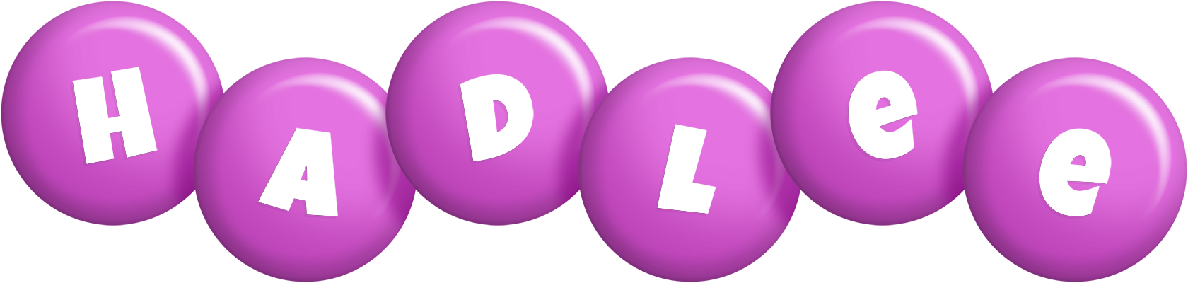 Hadlee candy-purple logo