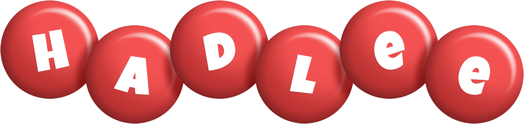 Hadlee candy-red logo