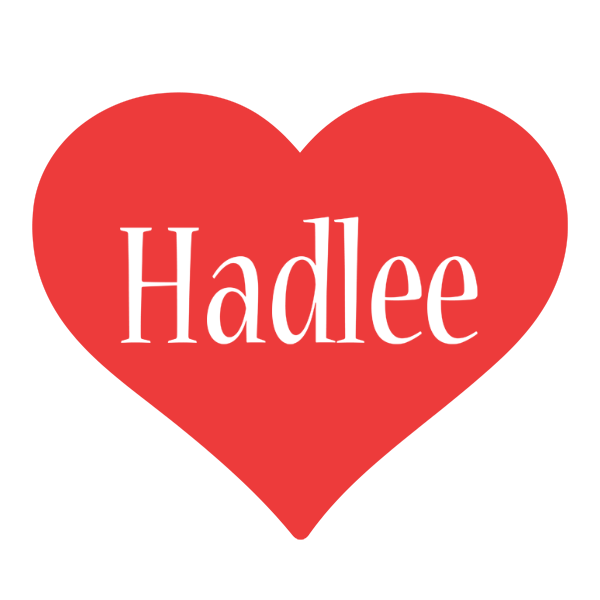 Hadlee love logo
