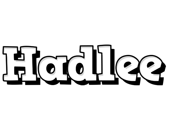 Hadlee snowing logo