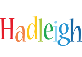 Hadleigh birthday logo